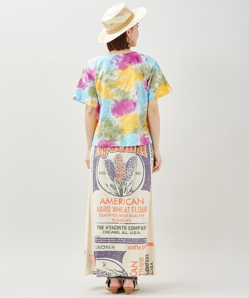 チャイハネ（チャイハネ）の「【チャイハネ】ヒピタイTシャツ（Tシャツ/カットソー・レディース・ブルー/ベージュ/オレンジ・FREE）」の12枚目の写真