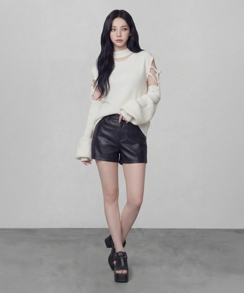 DURAS(デュラス)の「アームカバー+スリーブレスニットトップ(ニット/セーター・レディース・グレー/ホワイト/ベージュ・FREE)」の13枚目の写真