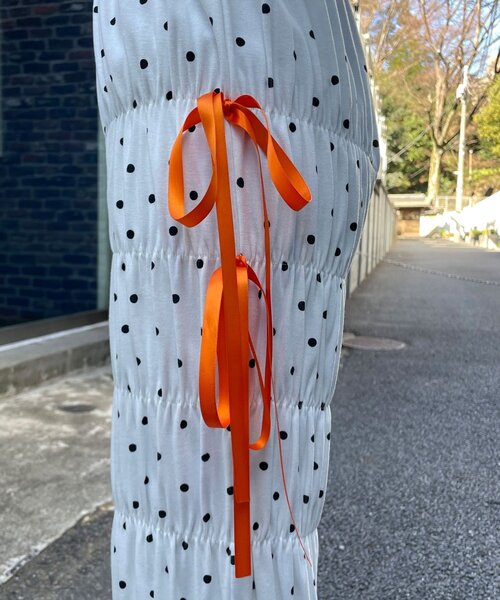 HELLO.SANFRANCISCO(ハローサンフランシスコ)の「【HELLO.SANFRANCISCO/ハローサンフランシスコ】ドット柄シャーリングパンツ(その他パンツ・レディース・ブラック/ホワイト・MEDIUM/SMALL)」の19枚目の写真