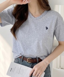【Ada.別注 U.S. POLO ASSN】コンパクト Vネック Tシャツ