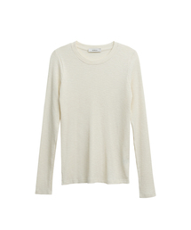 Calm rib basic tee_4 Colors