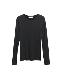 Calm rib basic tee_4 Colors