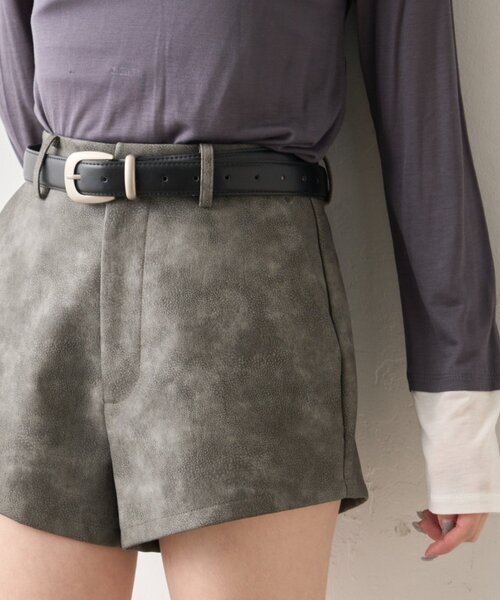 mline（エムライン）の「[mline]ヴィンテージベルト（ベルト・レディース・ブラック・ONE SIZE）」の2枚目の写真