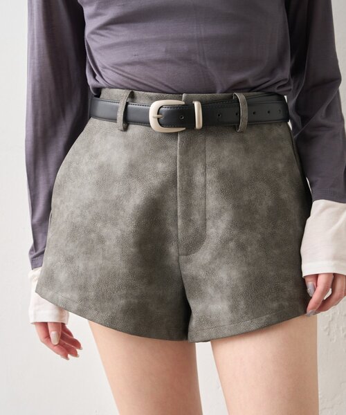 mline（エムライン）の「[mline]ヴィンテージベルト（ベルト・レディース・ブラック・ONE SIZE）」の4枚目の写真