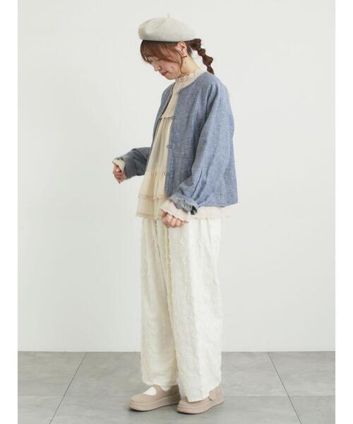 Samansa Mos2（サマンサ モスモス）の「キャンバスストラップスニーカー（スニーカー・レディース・ブラック/ベージュ・L/M）」の5枚目の写真