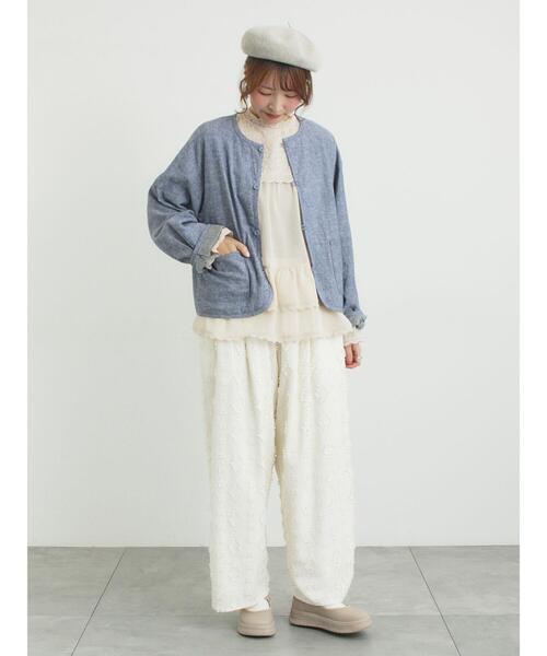 Samansa Mos2（サマンサ モスモス）の「キャンバスストラップスニーカー（スニーカー・レディース・ブラック/ベージュ・L/M）」の6枚目の写真