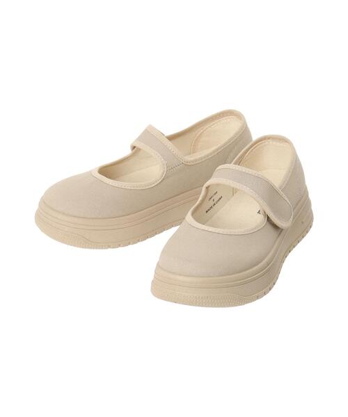 Samansa Mos2（サマンサ モスモス）の「キャンバスストラップスニーカー（スニーカー・レディース・ブラック/ベージュ・L/M）」の13枚目の写真