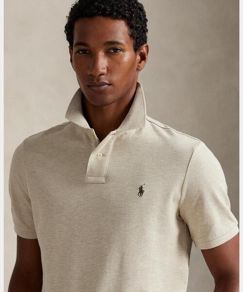 POLO RALPH LAUREN（ポロ ラルフ ローレン）の「クラシック フィット メッシュ ポロシャツ（ポロシャツ・メンズ・グレー系・L/XL/XS/XXL/S/M）」の5枚目の写真