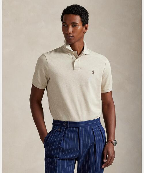 POLO RALPH LAUREN（ポロ ラルフ ローレン）の「クラシック フィット メッシュ ポロシャツ（ポロシャツ・メンズ・グレー系・L/XL/XS/XXL/S/M）」の4枚目の写真