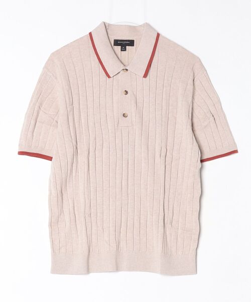 BANANA REPUBLIC FACTORY STORE(バナナリパブリック ファクトリーストア)の「BANANA REPUBLIC FACTORY STORE ワイドリブ セーター ポロシャツ(ニット/セーター・メンズ・ベージュ系その他/ピンク/ホワイト/ベージュ/ネイビー/ライトブルー・S/M/L/XL)」の10枚目の写真