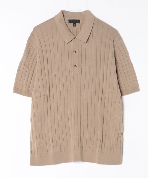 BANANA REPUBLIC FACTORY STORE(バナナリパブリック ファクトリーストア)の「BANANA REPUBLIC FACTORY STORE ワイドリブ セーター ポロシャツ(ニット/セーター・メンズ・ベージュ系その他/ピンク/ホワイト/ベージュ/ネイビー/ライトブルー・S/M/L/XL)」の9枚目の写真