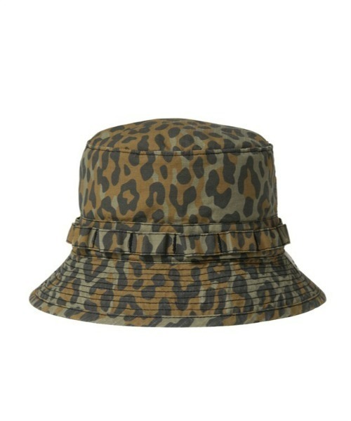 MAGIC NUMBER(マジック ナンバー)の「【MAGIC NUMBER】COTTON RIP LEOPARD JUNGLE HAT(ハット・メンズ・ブラウン/ブラック・FREE)」の4枚目の写真