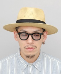 ReqHatter | フラット ロングブリム ペーパー 中折れハット つば広ハット(ハット)