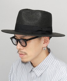 ReqHatter（レックハッター）の「フラット ロングブリム ペーパー 中折れハット つば広ハット（ハット）」