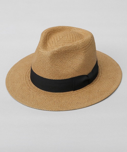 ReqHatter（レックハッター）の「フラット ロングブリム ペーパー 中折れハット つば広ハット（ハット・メンズ・ブラック/キャメル/ベージュ・FREE）」の6枚目の写真