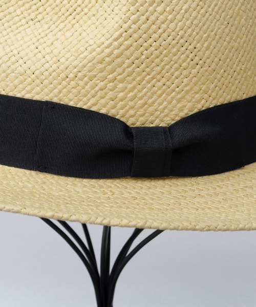 ReqHatter（レックハッター）の「フラット ロングブリム ペーパー 中折れハット つば広ハット（ハット・メンズ・ブラック/キャメル/ベージュ・FREE）」の11枚目の写真