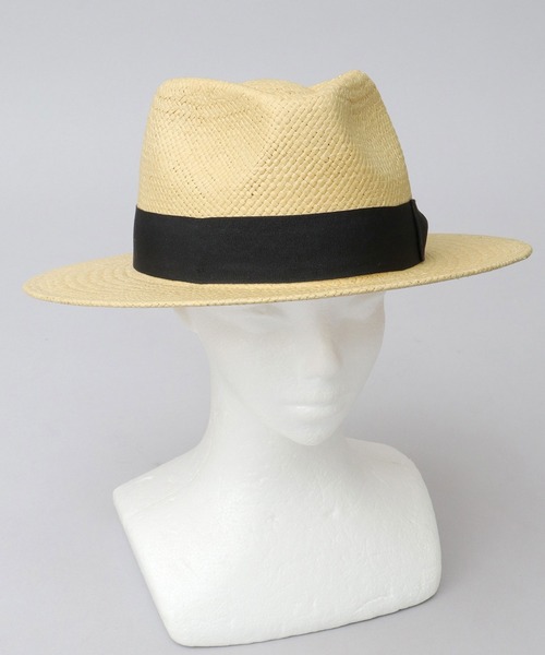 ReqHatter（レックハッター）の「フラット ロングブリム ペーパー 中折れハット つば広ハット（ハット・メンズ・ブラック/キャメル/ベージュ・FREE）」の14枚目の写真