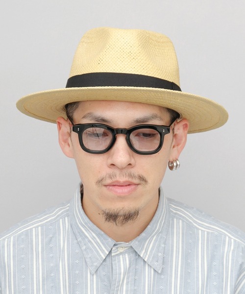 ReqHatter（レックハッター）の「フラット ロングブリム ペーパー 中折れハット つば広ハット（ハット・メンズ・ブラック/キャメル/ベージュ・FREE）」の17枚目の写真