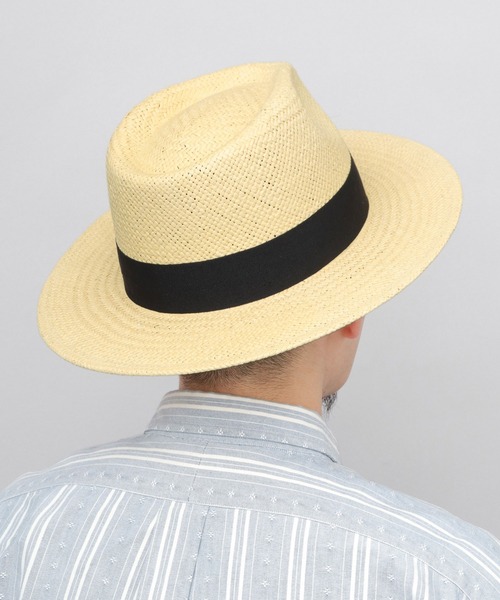 ReqHatter（レックハッター）の「フラット ロングブリム ペーパー 中折れハット つば広ハット（ハット・メンズ・ブラック/キャメル/ベージュ・FREE）」の19枚目の写真