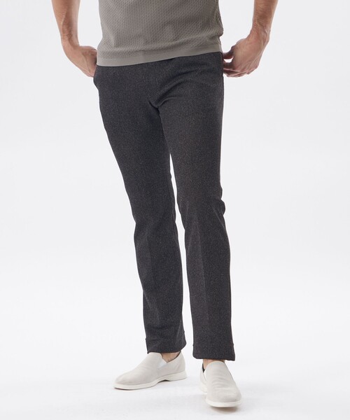 EPOCA UOMO(エポカウォモ)の「【セットアップ対応】ラッセルジャージーパンツ(その他パンツ・メンズ・ライトグレー/チャコールグレー・48/46)」の2枚目の写真