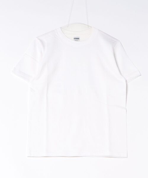 LIFEMAX（ライフマックス）の「【LIFEMAX/ライフマックス】７．１オンスＴシャツ/ヘビーウェイト 半袖Tシャツ 天竺 丸胴 ユニセックス 無地 透けない カットソー（Tシャツ/カットソー・メンズ・ホワイト/ブラック・X-LARGE/LARGE/MEDIUM/SMALL）」の4枚目の写真