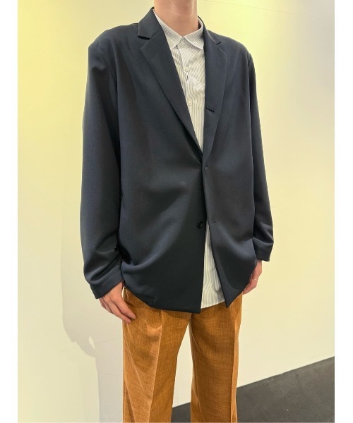 ESTNATION（エストネーション）の「ESTNATION / ポリエステルトロピカル イージーワイドパンツ（スラックス・メンズ・チャコールグレー/ベージュ/オレンジ・MEDIUM/LARGE/X-LARGE）」の21枚目の写真