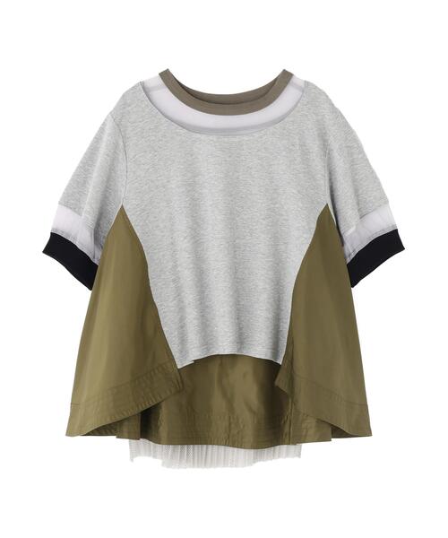 Risley(リズレー)の「Risley/リズレー/バックプリーツカットソー(Tシャツ/カットソー・レディース・ブラック/グレー・F)」の16枚目の写真