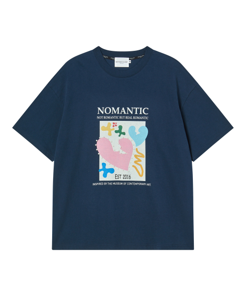 Beyond Closet(-)の「ノーマンティックコンテンポラリーアートグラフィック半袖Tシャツネイビー(Tシャツ/カットソー・メンズ・その他・SMALL/MEDIUM)」の2枚目の写真