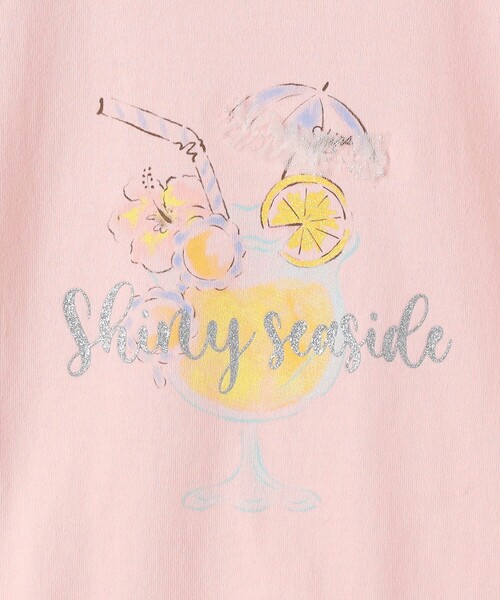 SHIPS(シップス)の「SHIPS KIDS:80~90cm / サマー モチーフ 半袖 Tシャツ(Tシャツ/カットソー・キッズ・ピンク/アイボリー/オフホワイト・90/80)」の12枚目の写真