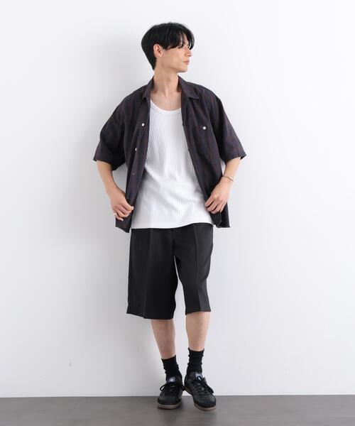 Dickies(ディッキーズ)の「Dickies/別注 Wide Tuck Short Pants(その他パンツ・メンズ・ブラック/ブラウン/アイボリー・S/L/M)」の6枚目の写真