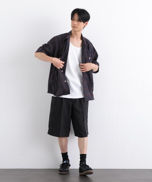 Dickies(ディッキーズ)の「Dickies/別注 Wide Tuck Short Pants(その他パンツ・メンズ・ブラック/ブラウン/アイボリー・S/L/M)」の7枚目の写真