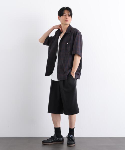 Dickies(ディッキーズ)の「Dickies/別注 Wide Tuck Short Pants(その他パンツ・メンズ・ブラック/ブラウン/アイボリー・S/L/M)」の8枚目の写真