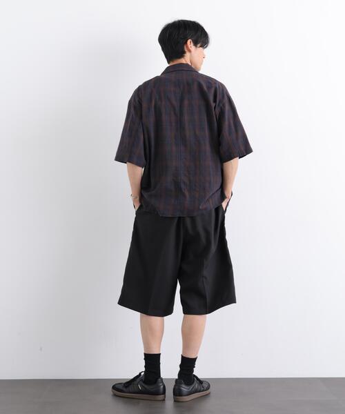 Dickies(ディッキーズ)の「Dickies/別注 Wide Tuck Short Pants(その他パンツ・メンズ・ブラック/ブラウン/アイボリー・S/L/M)」の10枚目の写真