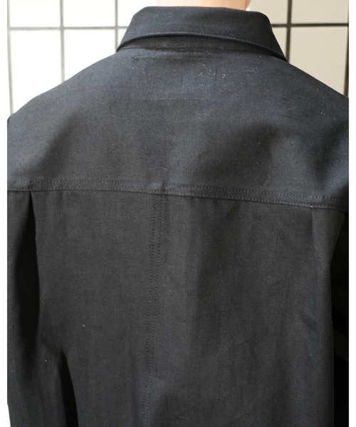 PENNEYS（ぺニーズ）の「PENNY’S FOREMOST ぺニーズフォアモスト / WWⅡT-BACK JACKET（デニムジャケット・メンズ・ブラック・40/44/42）」の20枚目の写真