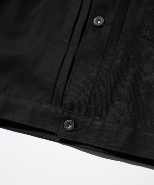 PENNEYS（ぺニーズ）の「PENNY’S FOREMOST ぺニーズフォアモスト / WWⅡT-BACK JACKET（デニムジャケット・メンズ・ブラック・40/44/42）」の8枚目の写真