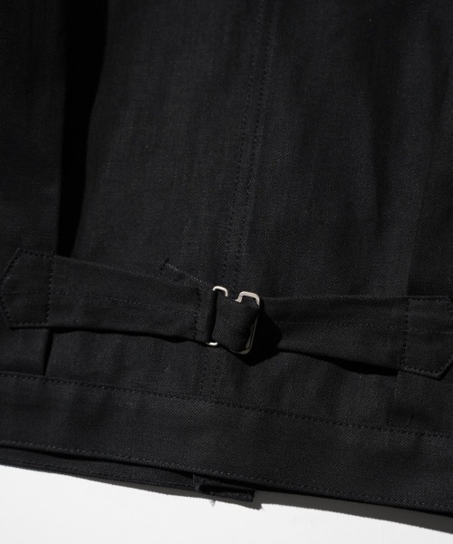 PENNEYS（ぺニーズ）の「PENNY’S FOREMOST ぺニーズフォアモスト / WWⅡT-BACK JACKET（デニムジャケット・メンズ・ブラック・40/44/42）」の11枚目の写真