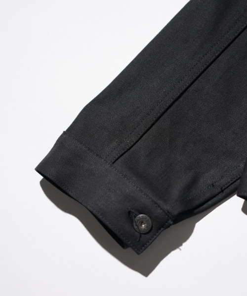 PENNEYS（ぺニーズ）の「PENNY’S FOREMOST ぺニーズフォアモスト / WWⅡT-BACK JACKET（デニムジャケット・メンズ・ブラック・40/44/42）」の12枚目の写真