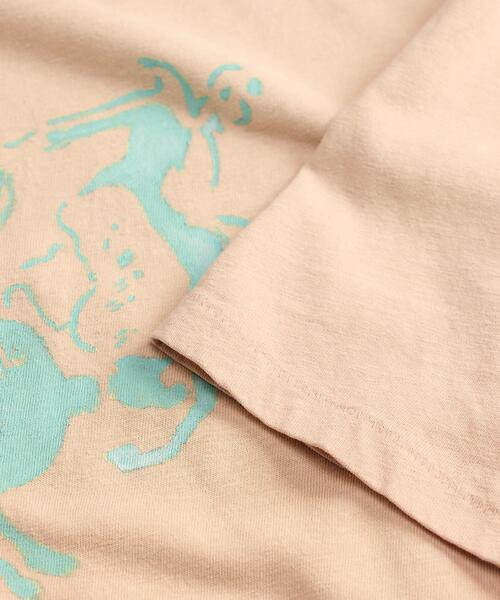 RRL(ダブル アール エル)の「コットンヘンプ グラフィック Tシャツ(Tシャツ/カットソー・メンズ・ピンク・L/M/S/XL/XS/XXL)」の6枚目の写真