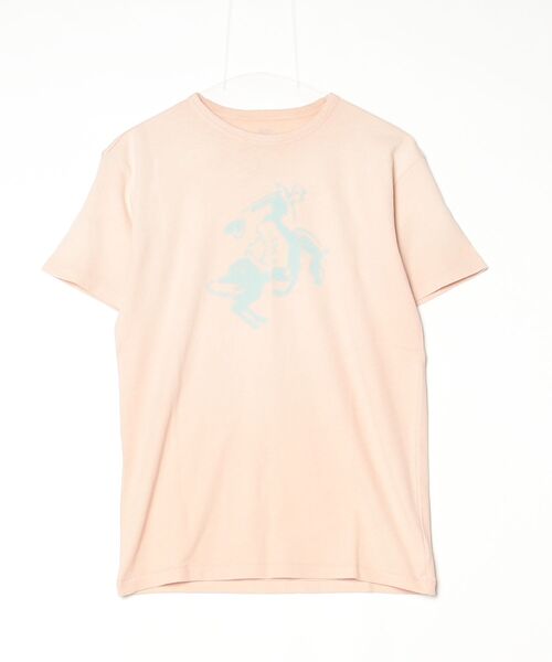 RRL(ダブル アール エル)の「コットンヘンプ グラフィック Tシャツ(Tシャツ/カットソー・メンズ・ピンク・L/M/S/XL/XS/XXL)」の3枚目の写真