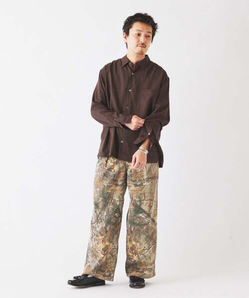 JOURNAL STANDARD relume(ジャーナルスタンダード レリューム)の「ワイドカット フェード チノパンツ(チノパンツ・メンズ・カーキ/ライトグレー/ブラックミックス/コバルトブルー・SMALL/MEDIUM/LARGE)」の10枚目の写真