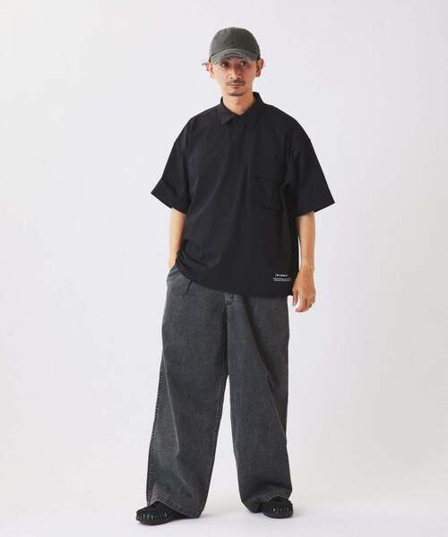 JOURNAL STANDARD relume(ジャーナルスタンダード レリューム)の「ワイドカット フェード チノパンツ(チノパンツ・メンズ・カーキ/ライトグレー/ブラックミックス/コバルトブルー・SMALL/MEDIUM/LARGE)」の14枚目の写真