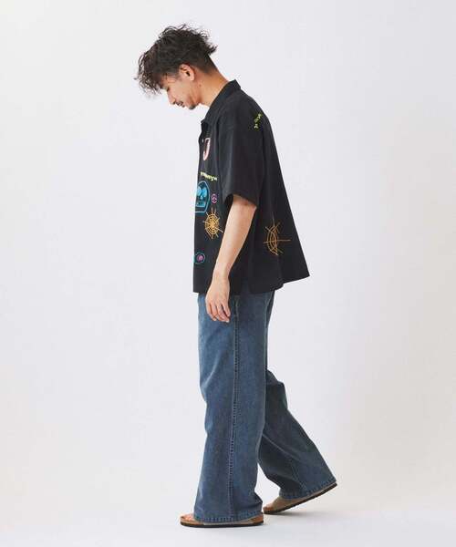 JOURNAL STANDARD relume(ジャーナルスタンダード レリューム)の「ワイドカット フェード チノパンツ(チノパンツ・メンズ・カーキ/ライトグレー/ブラックミックス/コバルトブルー・SMALL/MEDIUM/LARGE)」の19枚目の写真