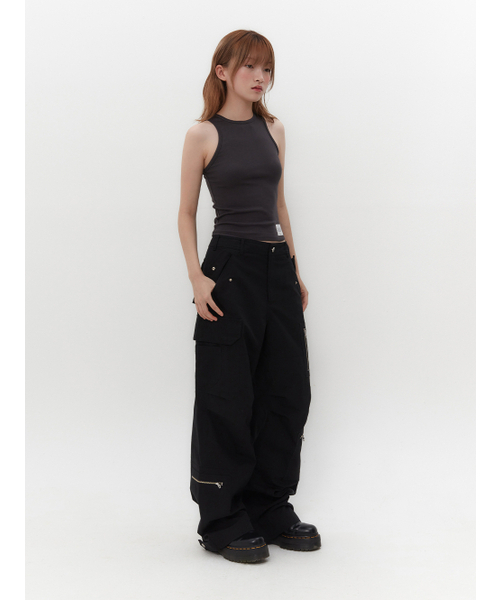 TUOMIO（トゥオミオ）の「TM ESSENTIAL TANK [CHARCOAL]（Tシャツ/カットソー・レディース・その他・1/2）」の6枚目の写真