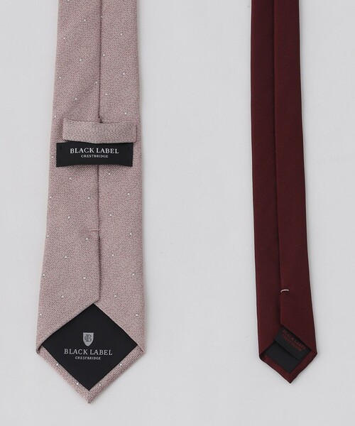 BLACK LABEL CRESTBRIDGE(ブラックレーベル・クレストブリッジ)の「【一部店舗限定】バイカラークレストブリッジチェックベアタイ(ネクタイ・メンズ・ピンク系その他2/ネイビー/グリーン系その他3/ベージュ系その他5/ブルー系その他2・FREE)」の6枚目の写真