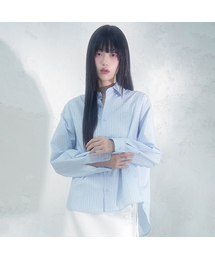 リスストライプシャツ BLUE