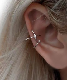 Mayree（メイリー）の「【MASHIRO】Y2Kアクリルストーン シングルイヤーカフ 2スターダスト ユニセックス（MA/EK573)（イヤーカフ）」