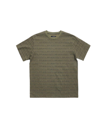ヒューマンストライプハーフTシャツ(カーキ)