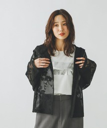 GLOBAL WORK | ジャガードレースパーカー/632458(パーカー)