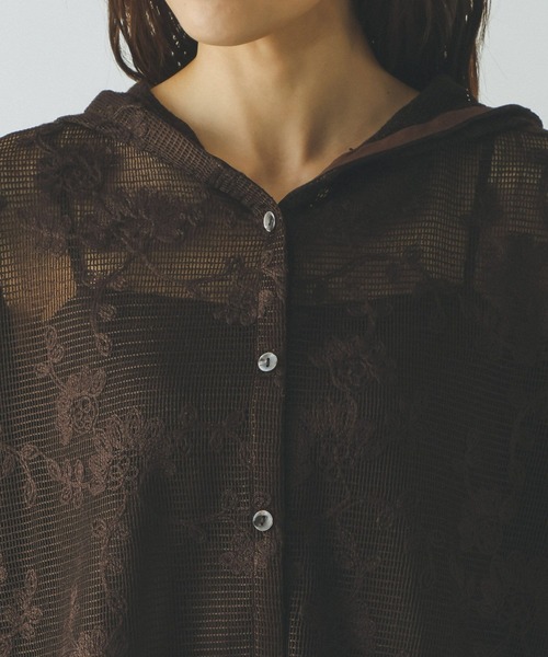 GLOBAL WORK(グローバルワーク)の「ジャガードレースパーカー/632458(パーカー・レディース・アイボリー/ブラウン/ブラック・LARGE/MEDIUM)」の22枚目の写真