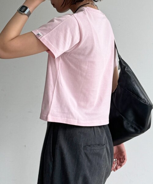 U.S. POLO ASSN.(ユーエスポロアッスン)の「【U.S. POLO ASSN.】クロップドT(Tシャツ/カットソー・レディース・ピンク/ホワイト/ブラック系その他/チャコールグレー/グレー/インディゴブルー/ブルー系その他/ネイビー/ブラック/ブラウン系その他・FREE)」の11枚目の写真
